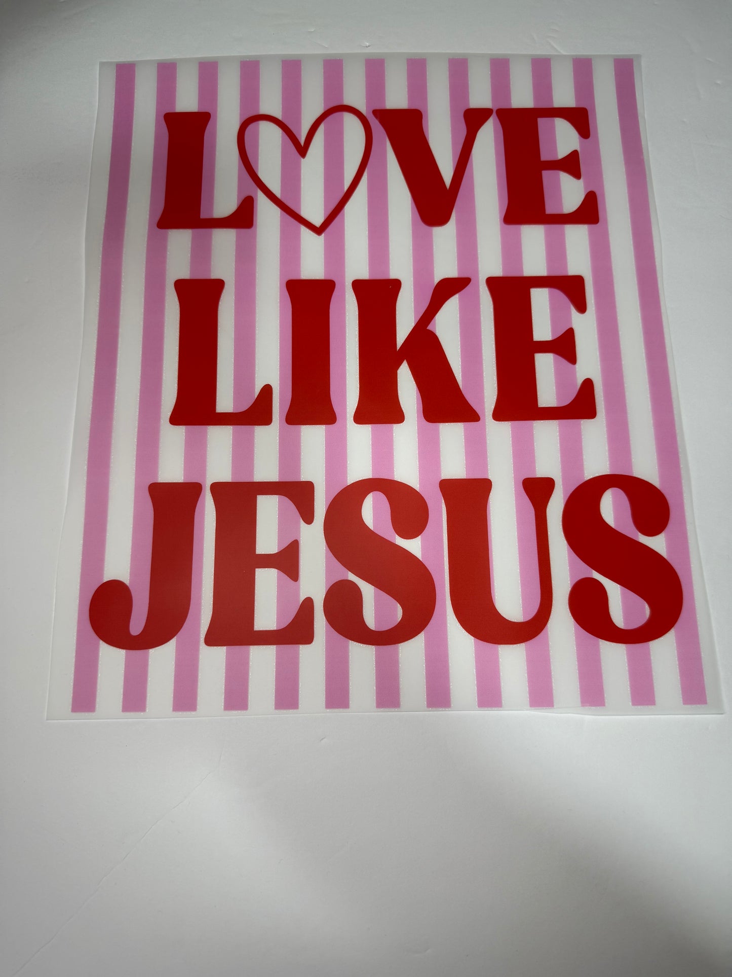 LOVE LIKE JESUS Transfer