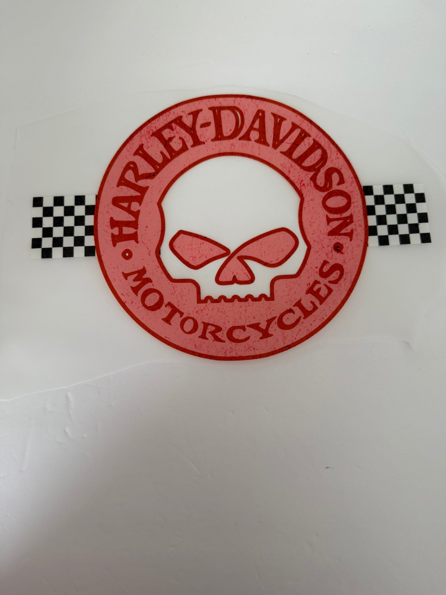 CHECKERED HARLEY Transfer