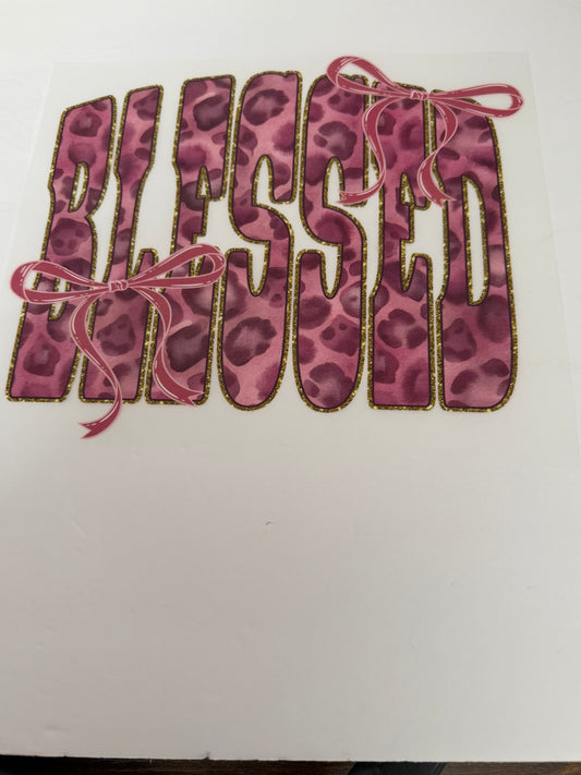 BLESSED BOW Transfer