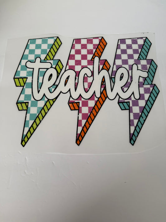 MULTI CHECKERED TEACHER Transfee