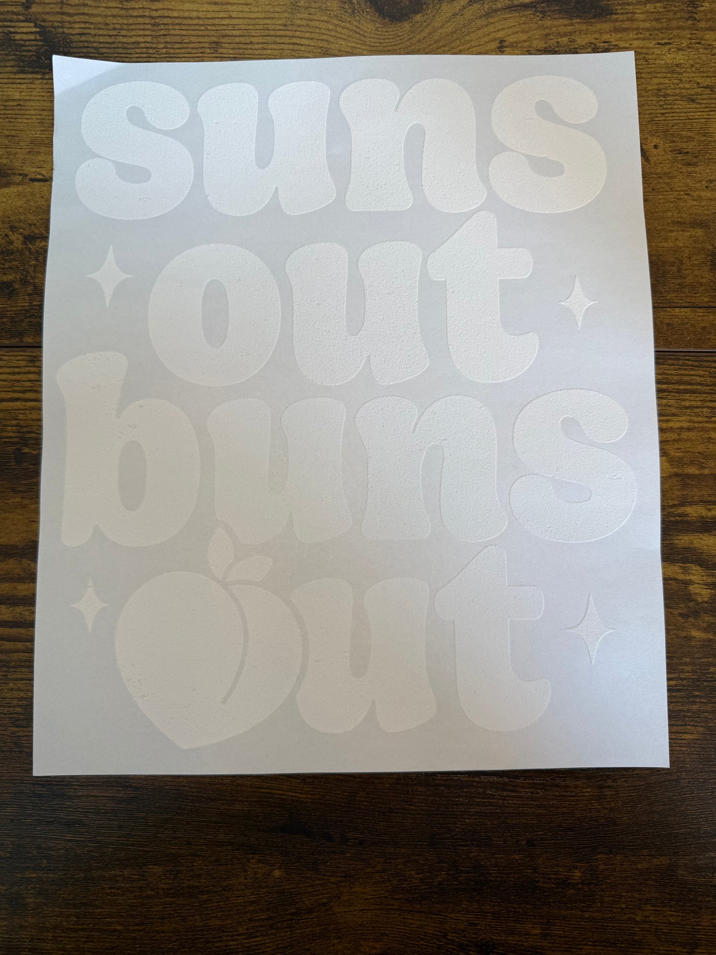 SUNS OUT BUNS OUT Transfer